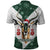 South Africa Springboks Christmas Polo Shirt Bokke Santa - Geseende Kersfees - Wonder Print Shop