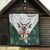 South Africa Springboks Christmas Quilt Bokke Santa - Geseende Kersfees - Wonder Print Shop