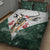 South Africa Springboks Christmas Quilt Bed Set Bokke Santa - Geseende Kersfees