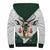 South Africa Springboks Christmas Sherpa Hoodie Bokke Santa - Geseende Kersfees