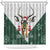 South Africa Springboks Christmas Shower Curtain Bokke Santa - Geseende Kersfees