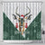 South Africa Springboks Christmas Shower Curtain Bokke Santa - Geseende Kersfees