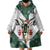 South Africa Springboks Christmas Wearable Blanket Hoodie Bokke Santa - Geseende Kersfees