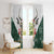 South Africa Springboks Christmas Window Curtain Bokke Santa - Geseende Kersfees