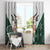 South Africa Springboks Christmas Window Curtain Bokke Santa - Geseende Kersfees