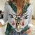 South Africa Springboks Christmas Women Casual Shirt Bokke Santa - Geseende Kersfees