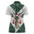 South Africa Springboks Christmas Women Polo Shirt Bokke Santa - Geseende Kersfees