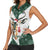 South Africa Springboks Christmas Women Sleeveless Polo Shirt Bokke Santa - Geseende Kersfees