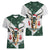 South Africa Springboks Christmas Women V-Neck T-Shirt Bokke Santa - Geseende Kersfees