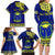 Personalised Fiji Natabua High School Family Matching Long Sleeve Bodycon Dress and Hawaiian Shirt Fijian Tapa Pattern - Wonder Print Shop