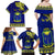 Personalised Fiji Natabua High School Family Matching Off Shoulder Maxi Dress and Hawaiian Shirt Fijian Tapa Pattern - Wonder Print Shop