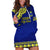 Personalised Fiji Natabua High School Hoodie Dress Fijian Tapa Pattern - Wonder Print Shop