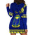 Personalised Fiji Natabua High School Hoodie Dress Fijian Tapa Pattern - Wonder Print Shop