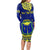 Personalised Fiji Natabua High School Long Sleeve Bodycon Dress Fijian Tapa Pattern - Wonder Print Shop