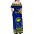 Personalised Fiji Natabua High School Off Shoulder Maxi Dress Fijian Tapa Pattern - Wonder Print Shop