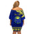 Personalised Fiji Natabua High School Off Shoulder Short Dress Fijian Tapa Pattern - Wonder Print Shop