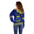 Personalised Fiji Natabua High School Off Shoulder Sweater Fijian Tapa Pattern - Wonder Print Shop