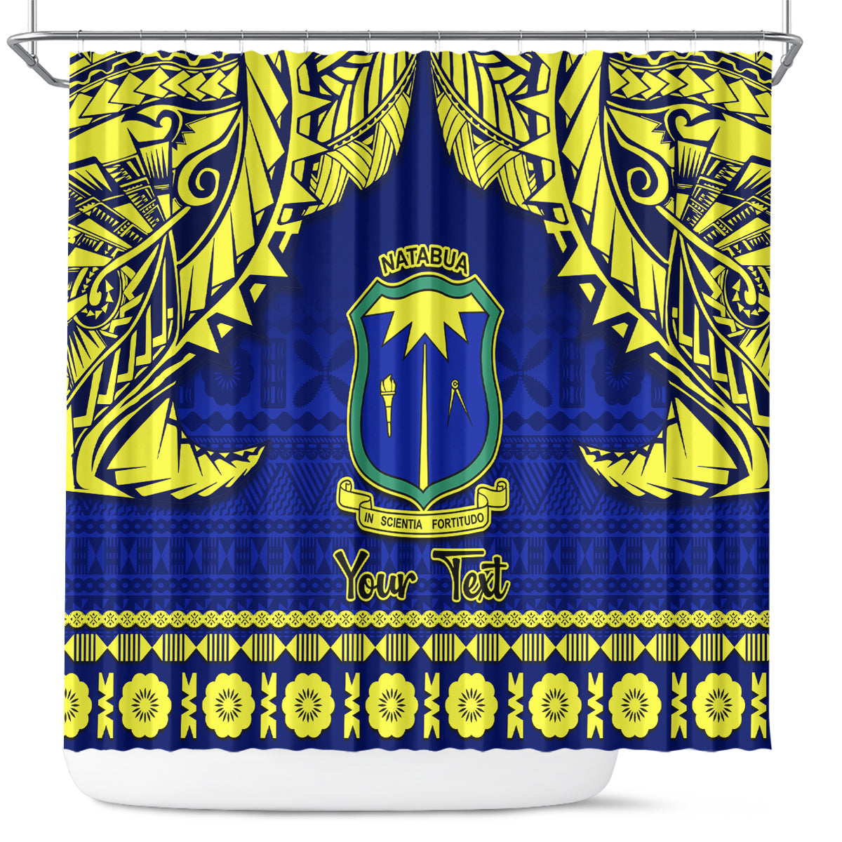 personalised-fiji-natabua-high-school-shower-curtain-fijian-tapa-pattern