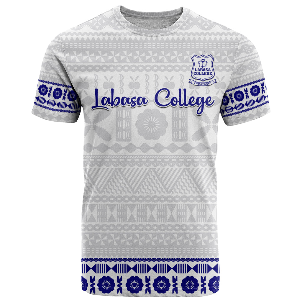 Personalised Fiji Labasa College T Shirt Fijian Tapa Pattern - Wonder Print Shop