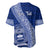 Personalised Fiji Queen Victoria School Baseball Jersey Fijian Tapa Pattern - Wonder Print Shop