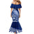 Personalised Fiji Queen Victoria School Mermaid Dress Fijian Tapa Pattern - Wonder Print Shop