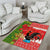 Portugal Christmas Area Rug Barcelos Rooster Mix Azulejo Pattern - Feliz Natal - Wonder Print Shop