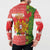 Portugal Christmas Button Sweatshirt Barcelos Rooster Mix Azulejo Pattern - Feliz Natal - Wonder Print Shop