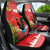 Portugal Christmas Car Seat Cover Barcelos Rooster Mix Azulejo Pattern - Feliz Natal - Wonder Print Shop