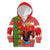 Portugal Christmas Kid Hoodie Barcelos Rooster Mix Azulejo Pattern - Feliz Natal - Wonder Print Shop