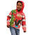 Portugal Christmas Kid Hoodie Barcelos Rooster Mix Azulejo Pattern - Feliz Natal - Wonder Print Shop