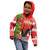 Portugal Christmas Kid Hoodie Barcelos Rooster Mix Azulejo Pattern - Feliz Natal - Wonder Print Shop