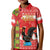 Portugal Christmas Kid Polo Shirt Barcelos Rooster Mix Azulejo Pattern - Feliz Natal - Wonder Print Shop