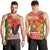 Portugal Christmas Men Tank Top Barcelos Rooster Mix Azulejo Pattern - Feliz Natal - Wonder Print Shop