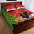 Portugal Christmas Quilt Bed Set Barcelos Rooster Mix Azulejo Pattern - Feliz Natal - Wonder Print Shop