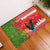 Portugal Christmas Rubber Doormat Barcelos Rooster Mix Azulejo Pattern - Feliz Natal - Wonder Print Shop