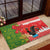 Portugal Christmas Rubber Doormat Barcelos Rooster Mix Azulejo Pattern - Feliz Natal - Wonder Print Shop