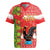 Portugal Christmas Rugby Jersey Barcelos Rooster Mix Azulejo Pattern - Feliz Natal - Wonder Print Shop