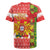 Portugal Christmas Rugby Jersey Barcelos Rooster Mix Azulejo Pattern - Feliz Natal - Wonder Print Shop