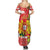 Portugal Christmas Summer Maxi Dress Barcelos Rooster Mix Azulejo Pattern - Feliz Natal - Wonder Print Shop