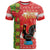 Portugal Christmas T Shirt Barcelos Rooster Mix Azulejo Pattern - Feliz Natal - Wonder Print Shop