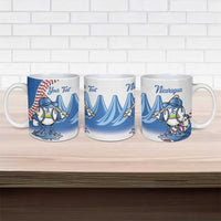 Nicaragua 2026 Baseball Personalized Ceramic Mug Go Champions Drip Style