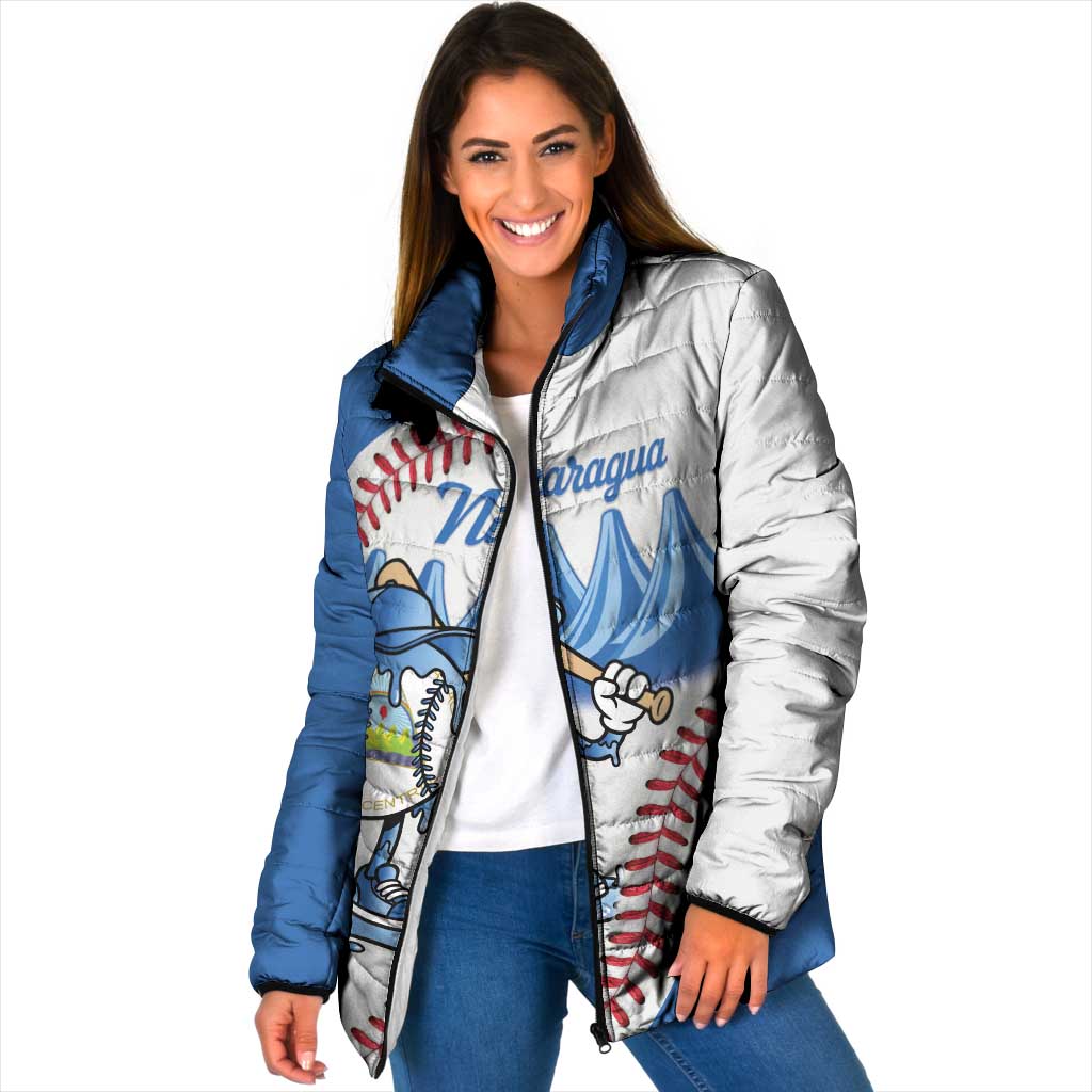 Nicaragua 2026 Baseball Personalized Padded Jacket Go Champions Drip Style