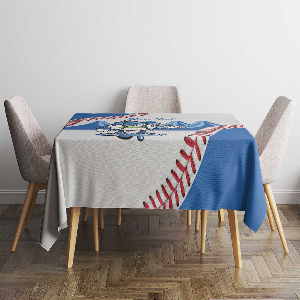 Nicaragua 2026 Baseball Tablecloth Go Champions Drip Style