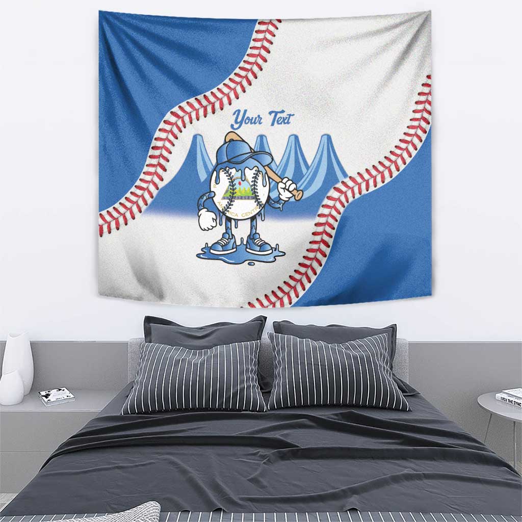 Nicaragua 2026 Baseball Tapestry Go Champions Drip Style