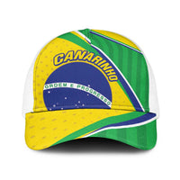 Brazil Football Baseball Net Cap Vamos Canarinho