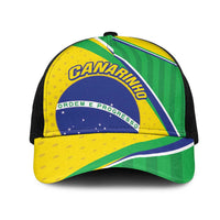 Brazil Football Mesh Trucker Cap Vamos Canarinho
