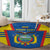 Custom Ecuador Football Round Carpet Vamos La Tricolor