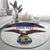 Custom Ecuador Football Round Carpet La Tri Go Champions Condor Style