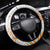 Anguilla Football Steering Wheel Cover Go Champions Grunge Style