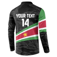 Custom Suriname Football 2026 Button Sweatshirt Come On Natio